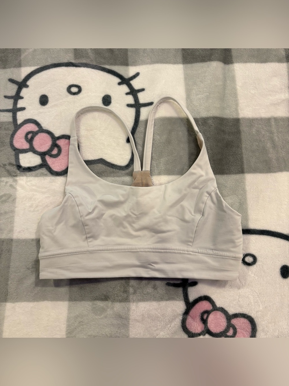 Lululemon White Sports Bra | Size 8